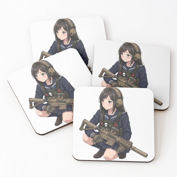 Item preview, Tactical School Girl - Anime Special Ops designed and sold by RAWLIFEGRAPHIC.