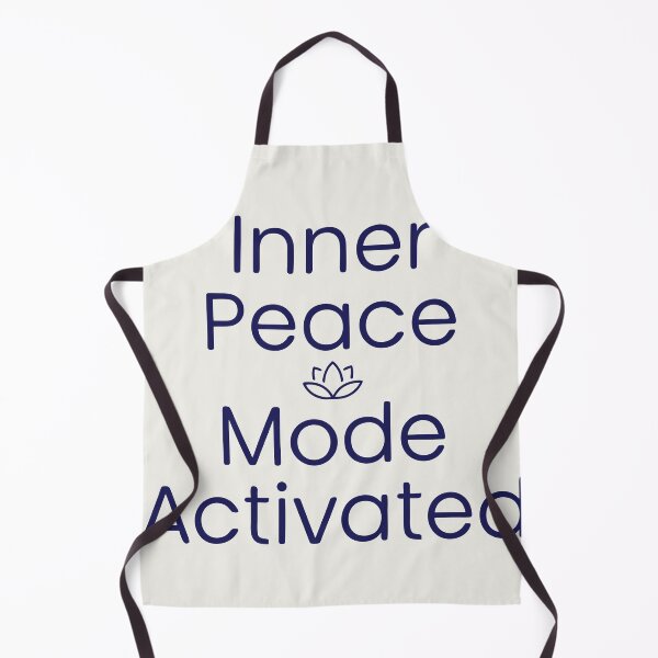 Item preview, Inner Peace Mode Activated | Minimal Zen Typography Sticker | Calm Aesthetic Quote designed and sold by inkfusionhub99.
