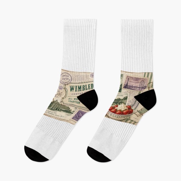 Item preview, Wimbledon 2026 Vintage Ticket, London Tennis Souvenir Cup, Strawberries and Cream Mug designed and sold by emaga.