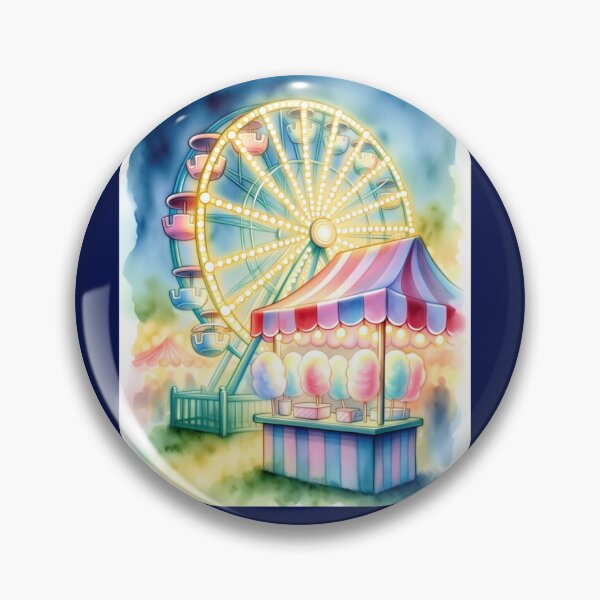 Item preview, Carnival Ferris Wheel at Night designed and sold by amusefullife.