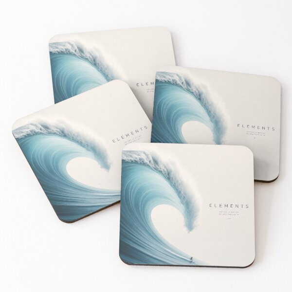 Item preview, Colossal Wave Minimalist Surf Art, Modern Ocean Poster Design designed and sold by Jandedan.