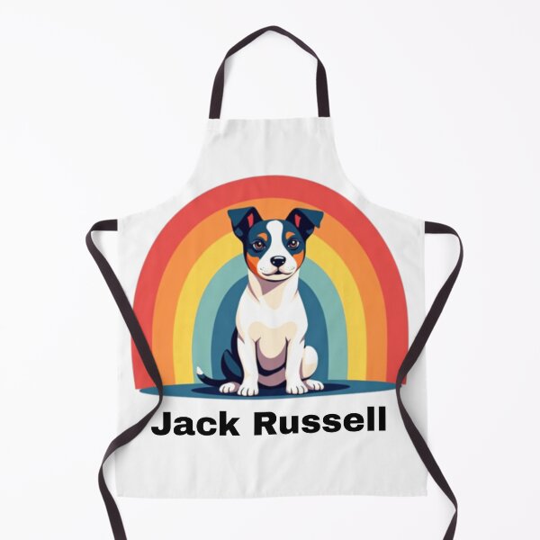 Artikelvorschau, ack Russell Terrier Love – Jack Russell Hund und Regenbogen entworfen und verkauft von Prints by Mat.
