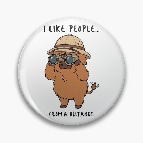 Item preview, Funny Highland Cow Introvert Humor designed and sold by Art-TJ.