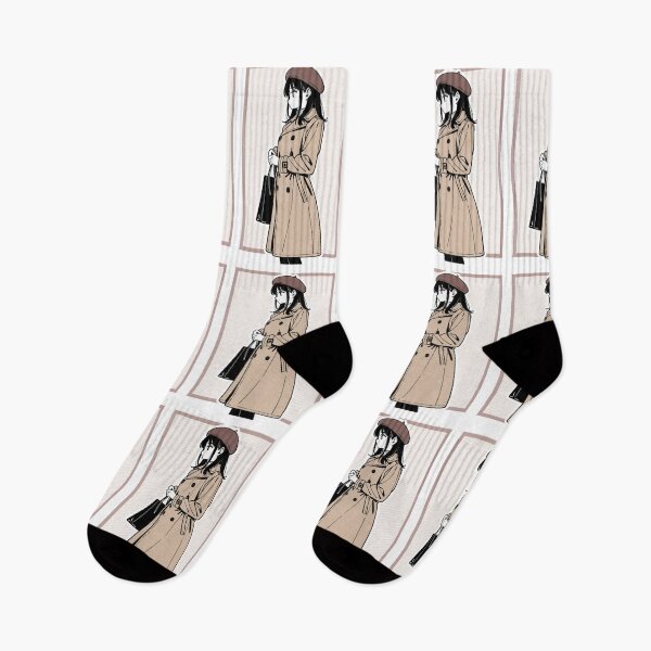 Item preview, Fashion - silhouet woman beige trench designed and sold by AnimeShin.