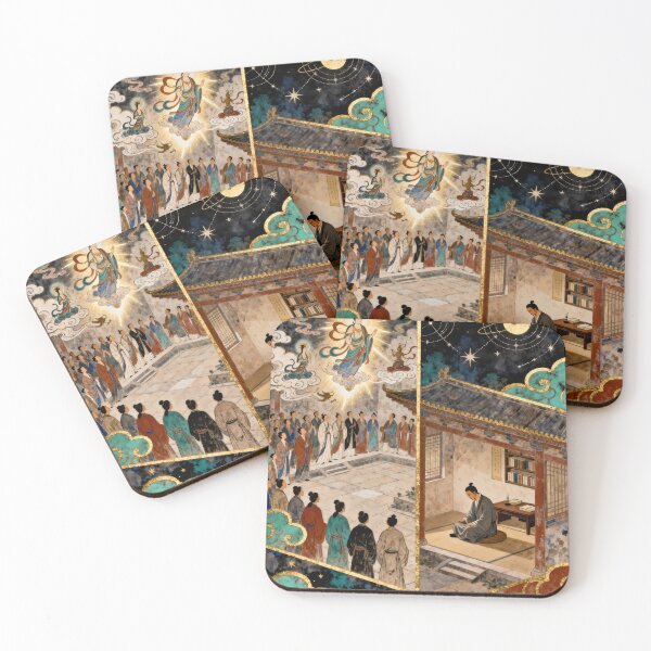 Item preview, The Solitary Sage and the Celestial Descent — Two Ways to the Divine designed and sold by Studio Lumière Zeit.