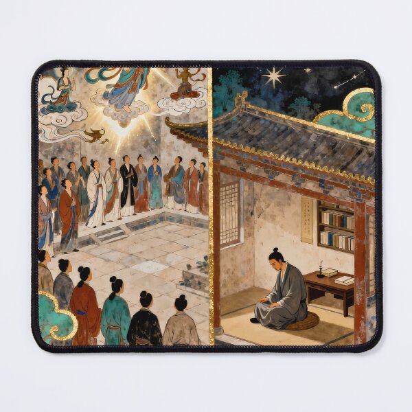 Item preview, The Solitary Sage and the Celestial Descent — Two Ways to the Divine designed and sold by Studio Lumière Zeit.