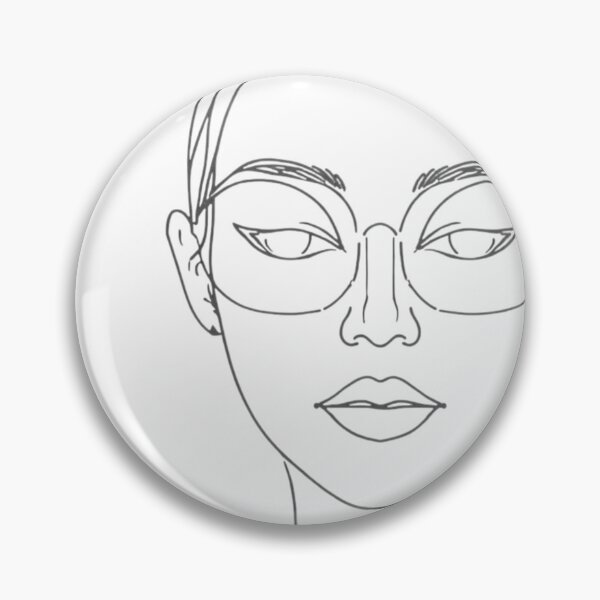 Item preview, Line Face Drawing designed and sold by Shepik.