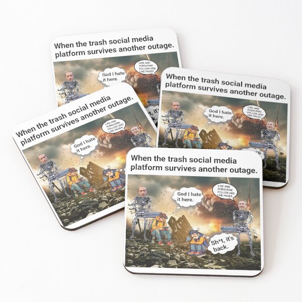 Item preview, The cancer of social media keeps surviving outages designed and sold by reallypathetic.