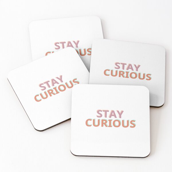 Item preview, Stay Curious Minimalist Typography Motivational Tee designed and sold by YourRandomStore.