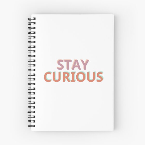 Item preview, Stay Curious Minimalist Typography Motivational Tee designed and sold by YourRandomStore.