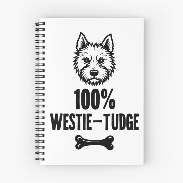 Artikelvorschau, West Highland White Terrier 100% Westie-tude eigensinniger Hund und Knochen entworfen und verkauft von Prints by Mat.