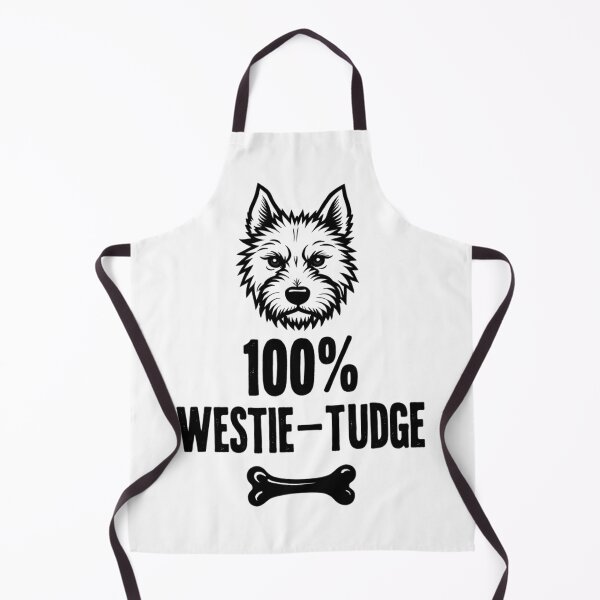 Item preview, West Highland White Terrier 100% Westie-tude stubborn dog and bone designed and sold by Prints by Mat.