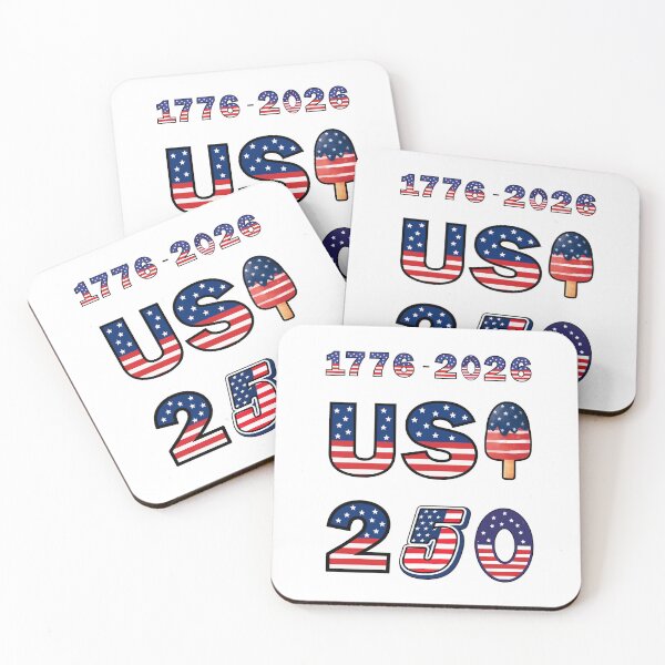 Item preview, USA 250 Years Celebration Ice Cream Patriotic Flag Typography 1776–2026 Fourth of July Shirt designed and sold by Daily Mood Studio.