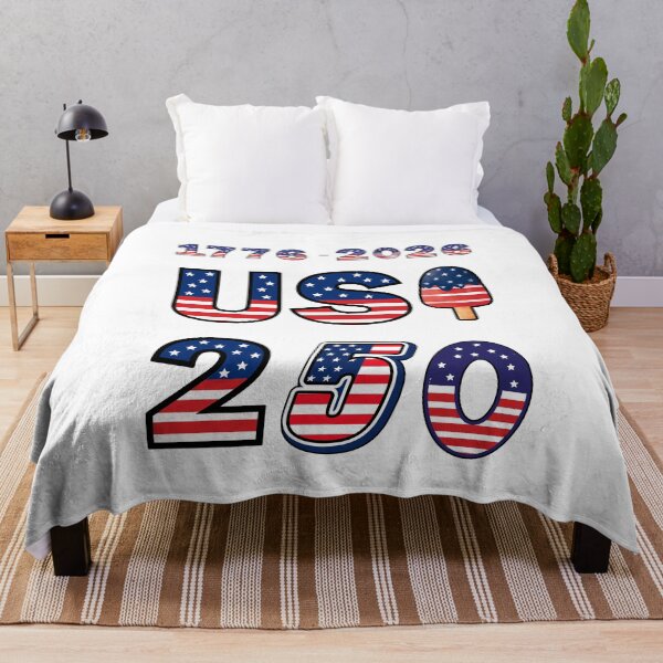 Item preview, USA 250 Years Celebration Ice Cream Patriotic Flag Typography 1776–2026 Fourth of July Shirt designed and sold by Daily Mood Studio.