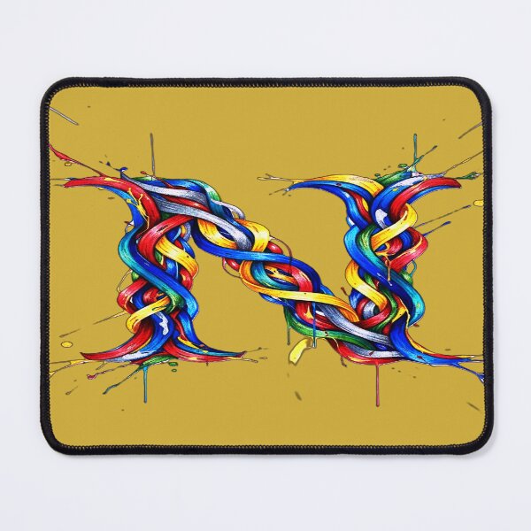 Item preview, I Am the Nice Abstract Letter N designed and sold by DesignbyDizdar.