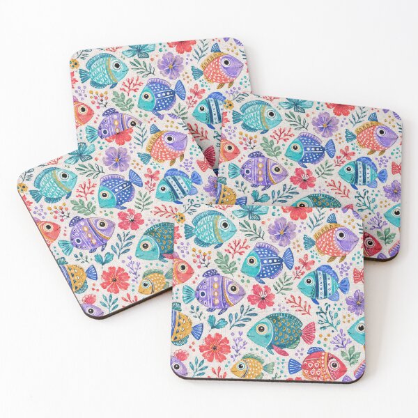 Item preview, Tropical Fish Seamless Pattern - Tropical Barbados CollectionTropical Fish Seamless Pattern - Tropical Barbados Collection designed and sold by Monkey Corner Studio.