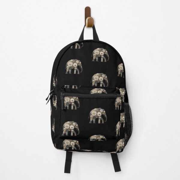 Item preview, Floral Silhouette Elephant designed and sold by Khadigadesings.