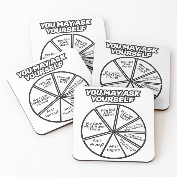 Item preview, You May Ask Yourself – Funny Overthinking Wheel Design | Existential Humour Graphic designed and sold by GarnerSupplyCo.