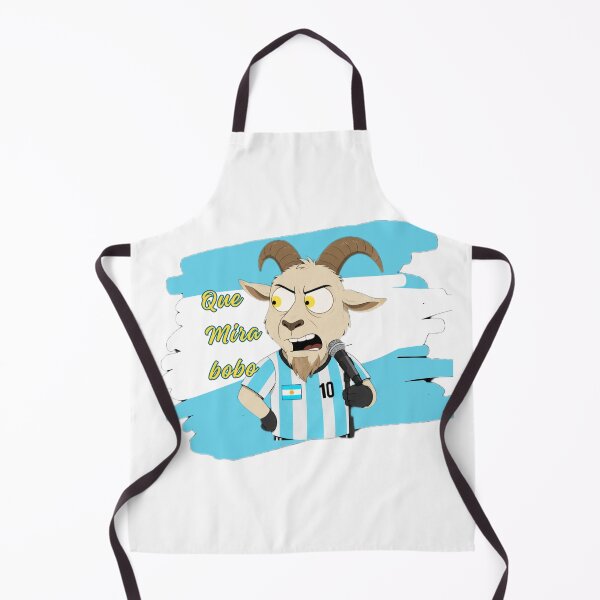 Item preview, Funny Cartoon Goat Que Miras Bobo Argentina Fan Tee designed and sold by The12thManArena.