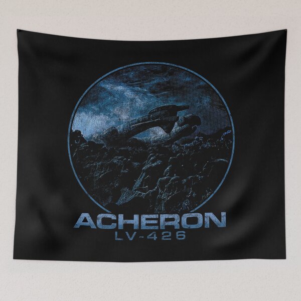Artikelvorschau, Außerirdisches Schiff in Seenot auf dem Acheron-Mond LV 426 entworfen und verkauft von Power Up Prints.