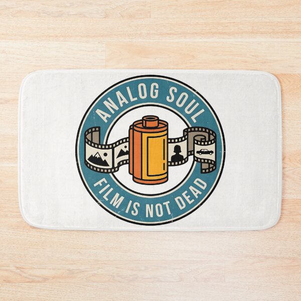 Item preview, Analog Soul Film Is Not Dead Vintage Badge designed and sold by ZETORA Studio.