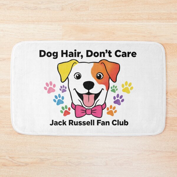 Item preview, Dog Hair Don't Care Jack Russell Fan Club - Cute Dog Head with Bow Tie designed and sold by Prints by Mat.
