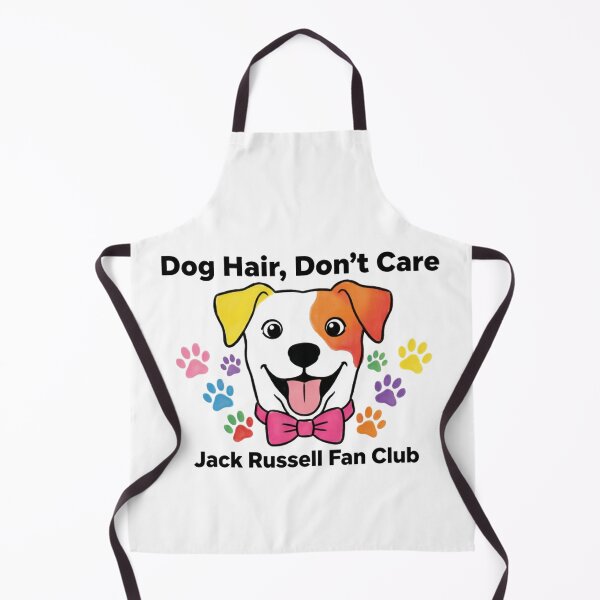 Item preview, Dog Hair Don't Care Jack Russell Fan Club - Cute Dog Head with Bow Tie designed and sold by Prints by Mat.