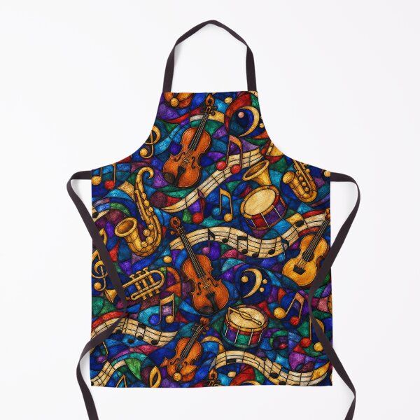 Item preview, Stained Glass Music Flow Pattern designed and sold by Dresut.
