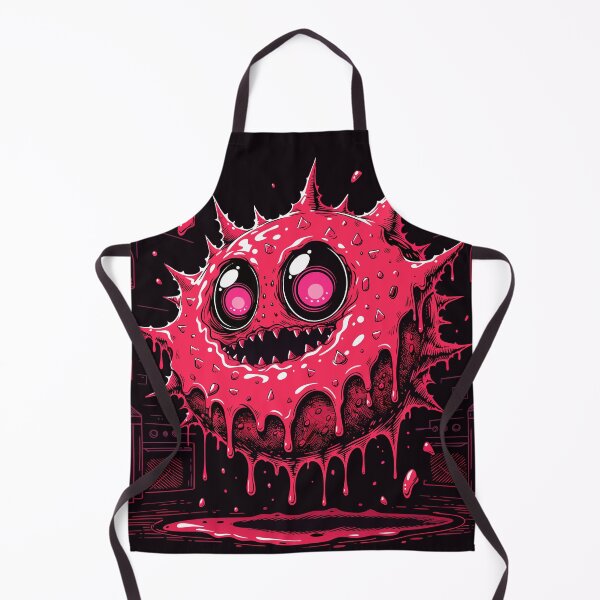 Item preview, Haunted Donut Monster | Cute Spooky Donut Creature | Funny Horror Food Sticke designed and sold by inkfusionhub99.