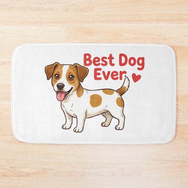 Item preview, Jack Russell Terrier Best Dog Ever - Cute Dog with Heart  designed and sold by Prints by Mat.