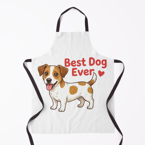 Item preview, Jack Russell Terrier Best Dog Ever - Cute Dog with Heart  designed and sold by Prints by Mat.