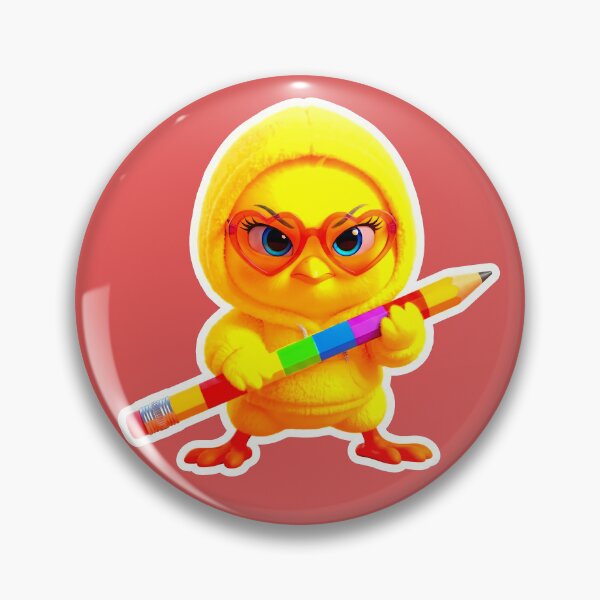 Item preview, Cute Chick Vibes – Adorable Baby Chick Stickers & Kawaii Art designed and sold by Cyber-ART-Studio.