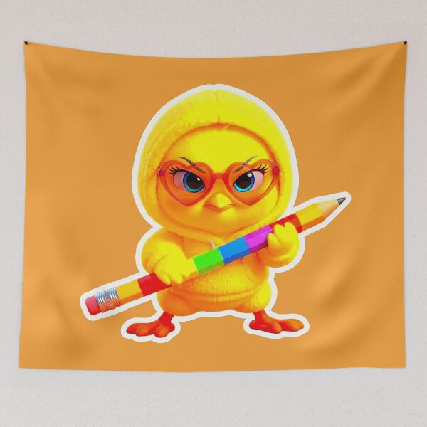 Item preview, Cute Chick Vibes – Adorable Baby Chick Stickers & Kawaii Art designed and sold by Cyber-ART-Studio.