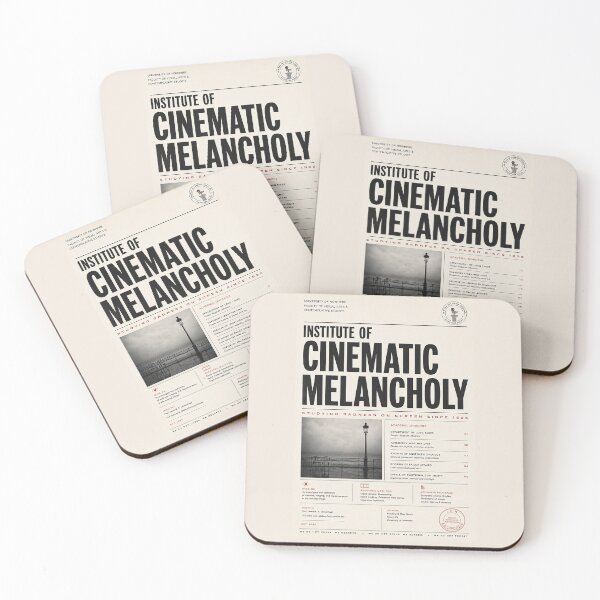 Item preview, Institute of Cinematic Melancholy – Fake Academic Poster designed and sold by Grand Illusions.