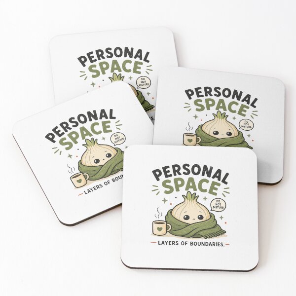 Item preview, Personal Space - Funny Introvert Onion Design designed and sold by BlackSector77.