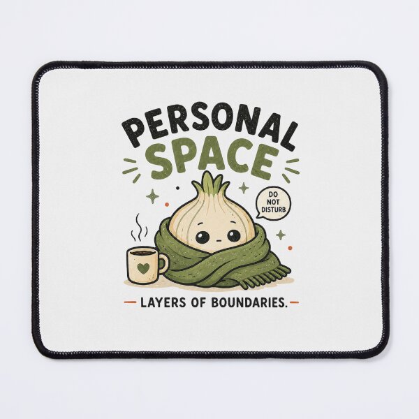 Item preview, Personal Space - Funny Introvert Onion Design designed and sold by BlackSector77.