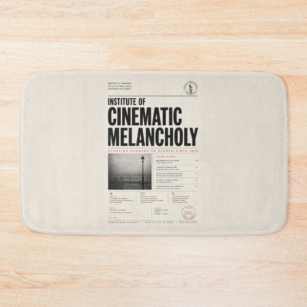 Item preview, Institute of Cinematic Melancholy – Fake Academic Poster designed and sold by Grand Illusions.