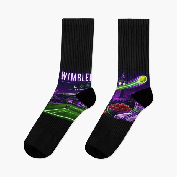 Item preview, Wimbledon 2026 Neon Tennis, London Night Tennis Cup, Grass Court Synthwave Coffee Mug designed and sold by emaga.