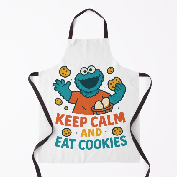 Item preview, Keep Calm And Eat Cookies Cookie Monster Vintage designed and sold by Prints by Mat.