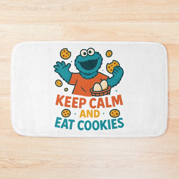 Item preview, Keep Calm And Eat Cookies Cookie Monster Vintage designed and sold by Prints by Mat.