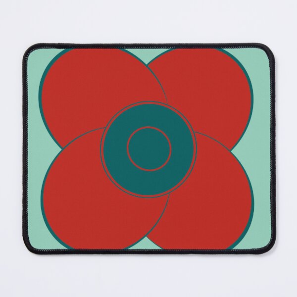 Item preview, Green and Red Vintage Flowers Design 94 designed and sold by StefanStudioArt.