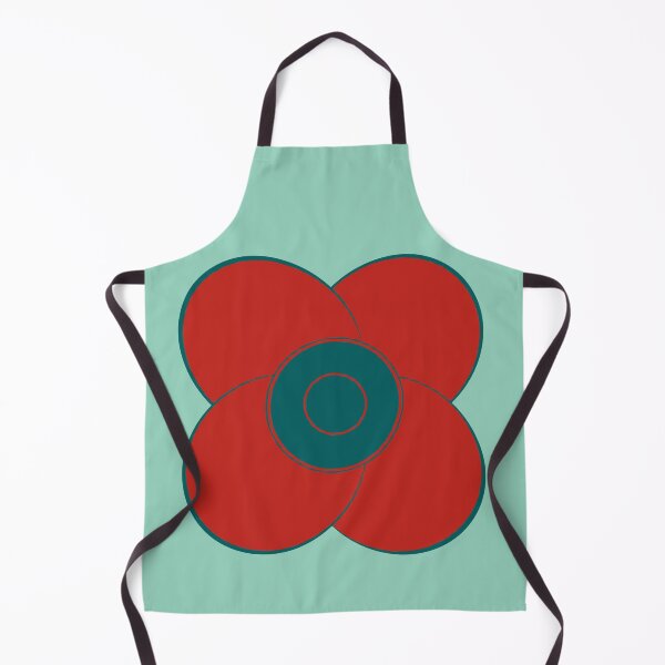 Item preview, Green and Red Vintage Flowers Design 94 designed and sold by StefanStudioArt.