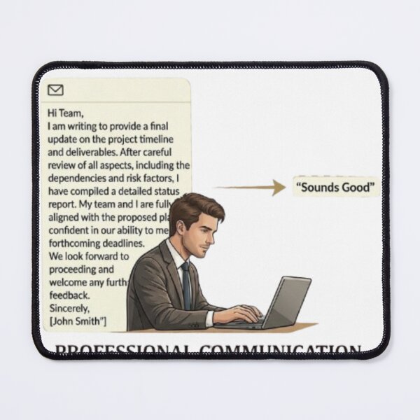 Item preview, Sounds Good Corporate Email Meme Funny Office Humor designed and sold by Northern Glow Art.