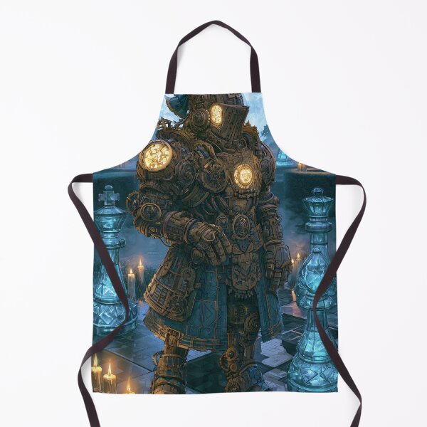 Item preview, Steampunk Knight of Moon Chess designed and sold by Turocks.