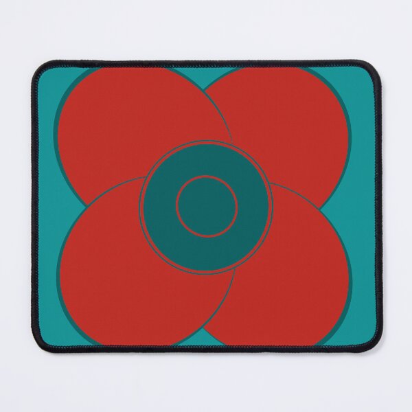Item preview, Green and Red Vintage Flowers Design 96 designed and sold by StefanStudioArt.