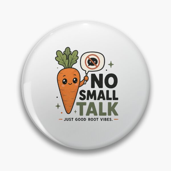 Item preview, No Small Talk - Funny Carrot Introvert Design designed and sold by BlackSector77.