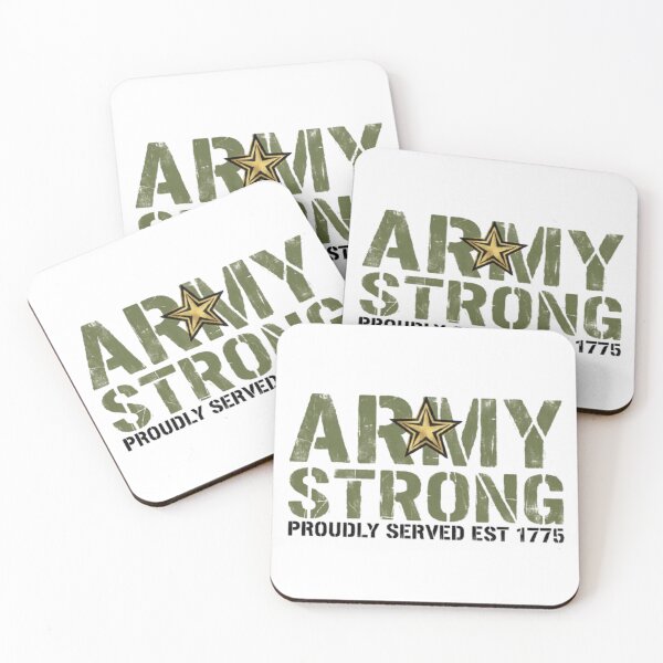 Item preview, Army Strong Proudly Served Veteran designed and sold by InkedAndServed.