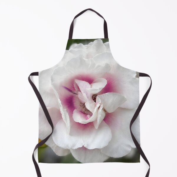 Item preview, Blush Heart Rose – Elegant White & Pink Floral Art designed and sold by Violafleurviolett.