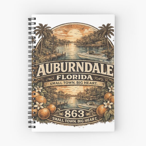Item preview, Auburndale Florida Small Town Big Heart designed and sold by ButterflyHolly Resource.
