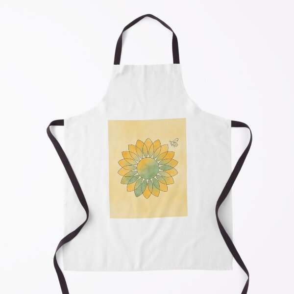 Item preview, Geometric Sunflower with a Little Bumblebee designed and sold by EmylDesigns.